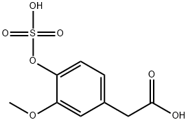 高香草酸硫酸盐,38339-06-9,结构式