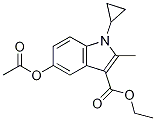 ethyl 5-acetoxy-1-cyclopropyl-2-Methyl-1H-indole-3-carboxylate|