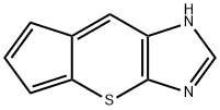 1H-Cyclopenta[5,6]thiopyrano[2,3-d]imidazole  (9CI) 结构式