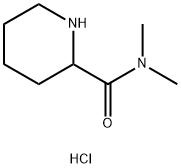 N,N-二甲基哌啶-2-甲酰胺盐酸盐,383425-11-4,结构式