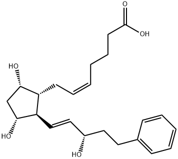 17-PHENYL TRINOR PROSTAGLANDIN F2ALPHA Structure