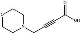 4-モルホリノ-2-ブチン酸 化学構造式
