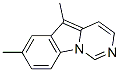 5,7-Dimethylpyrimido[1,6-a]indole Structure