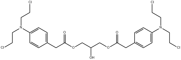 비스[p-[비스(2-클로로에틸)아미노]페닐아세트산]2-히드록시-1,3-프로판디일에스테르