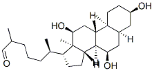 (6R)-2-methyl-6-[(3R,5S,7R,8R,9S,10S,12S,13R,14S,17R)-3,7,12-trihydroxy-10,13-dimethyl-2,3,4,5,6,7,8,9,11,12,14,15,16,17-tetradecahydro-1H-cyclopenta[a]phenanthren-17-yl]heptanal|