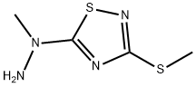 5-(1-Methylhydrazino)-3-(methylthio)-1,2,4-thiadiazole|