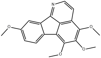 4,5,6,9-Tetramethoxyindeno[1,2,3-ij]isoquinoline 结构式