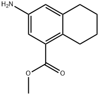 1-Naphthalenecarboxylicacid,3-amino-5,6,7,8-tetrahydro-,methylester(9CI) Structure
