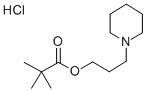 프로판산,2,2-디메틸-,3-(1-피페리디닐)프로필에스테르,염산(9CI)