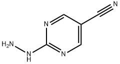 2-肼基嘧啶-5-甲腈, 38373-51-2, 结构式