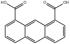 anthracene-1,8-dicarboxylic acid Structure