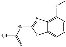 Urea, (4-methoxy-2-benzothiazolyl)- (9CI) 化学構造式