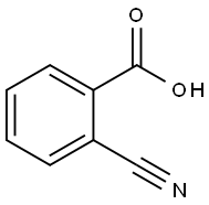 2-シアノ安息香酸 化学構造式