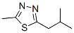 1,3,4-Thiadiazole,  2-methyl-5-(2-methylpropyl)- Structure