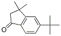 5-tert-ブチル-3,3-ジメチルインダン-1-オン 化学構造式