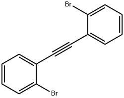 双(2-溴苯基)乙炔, 38399-13-2, 结构式