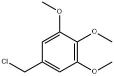 3,4,5-三甲氧基苄氯 结构式
