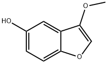 5-Benzofuranol,  3-methoxy- 结构式