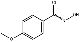 Α-クロロ-4-メトキシベンズアルドキシム 化学構造式