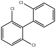 2,2',6-トリクロロビフェニル 化学構造式