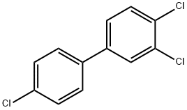 3,4,4'-トリクロロビフェニル 化学構造式