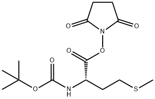 1-[(S)-2-[[(1,1-ジメチルエトキシ)カルボニル]アミノ]-4-(メチルチオ)-1-オキソブトキシ]-2,5-ピロリジンジオン 化学構造式