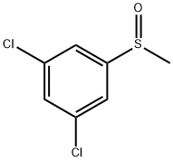 3,5-dichlorophenyl methyl sulfoxide 化学構造式