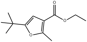 ETHYL 5-(TERT-BUTYL)-2-METHYL-3-FUROATE Structure