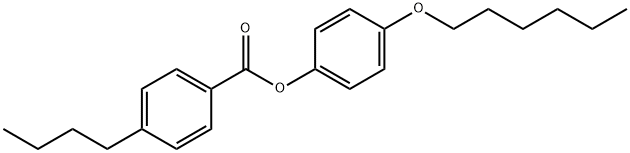 4-正丁基苯甲酸 4-己氧基苯酯 结构式