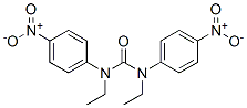 N,N'-ジエチル-N,N'-ビス(4-ニトロフェニル)尿素 化学構造式