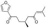 (4S)-1-(3-Furyl)-4,8-dimethyl-7-nonene-1,6-dione Struktur