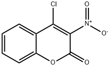 4-クロロ-3-ニトロクマリン 化学構造式