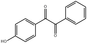 1-(4-Hydroxyphenyl)-2-phenylethan-1,2-dion Structure