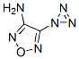 1,2,5-Oxadiazol-3-amine, 4-(1H-triazirin-1-yl)- (9CI) Struktur
