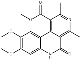 methyl 8,9-dimethoxy-2,4-dimethyl-5-oxo-5,6-dihydrobenzo[c][2,7]naphthyridine-1-carboxylate Structure