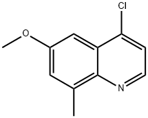 4-CHLORO-6-METHOXY-8-METHYLQUINOLINE,384821-04-9,结构式