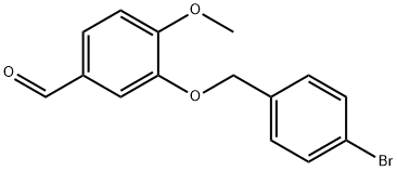 3-[(4-BROMOBENZYL)OXY]-4-METHOXYBENZALDEHYDE|3-(4-溴苄基)氧基-4-甲氧基-苯甲醛