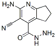 5H-Cyclopenta[b]pyridine-4-carboxylicacid,2-amino-3-cyano-6,7-dihydro-,hydrazide(9CI),384860-52-0,结构式