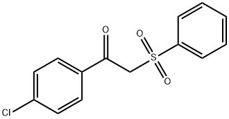1-(4-氯苯基)-2-(苯磺酰)乙酮, 38488-19-6, 结构式