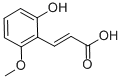 3-(2-HYDROXY-6-METHOXY-PHENYL)-ACRYLIC ACID Structure