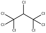 1,1,1,2,3,3,3-ヘプタクロロプロパン 化学構造式