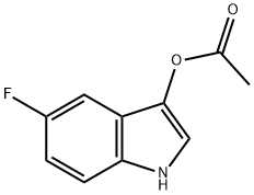 5-氟-1H-吲哚-3-基乙酸酯,3849-75-0,结构式