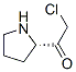 Ethanone, 2-chloro-1-(2-pyrrolidinyl)-, (S)- (9CI),38491-75-7,结构式