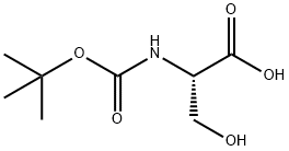 BOC-DL-丝氨酸 结构式