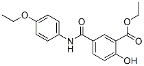 ethyl 5-[(4-ethoxyphenyl)carbamoyl]-2-hydroxy-benzoate,38507-91-4,结构式