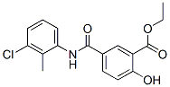 ethyl 5-[(3-chloro-2-methyl-phenyl)carbamoyl]-2-hydroxy-benzoate Structure