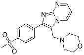 2-(p-Methylsulfonylphenyl)-3-(morpholinomethyl)imidazo[1,2-a]pyrimidine|