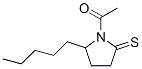 38513-92-7 2-Pyrrolidinethione,  1-acetyl-5-pentyl-  (9CI)