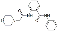 2-[(2-morpholin-4-ylacetyl)amino]-N-phenyl-benzamide 化学構造式