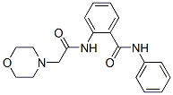 2-[(2-morpholin-4-ylacetyl)amino]-N-phenyl-benzamide 结构式